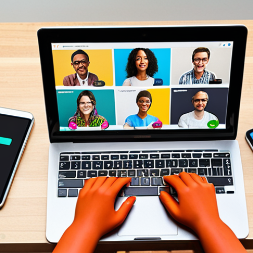 **

A vibrant online learning community forum.  Diverse people virtually connecting through laptops and tablets.  Screens displaying coding examples, collaborative documents, and helpful advice.  Emphasis on support, knowledge sharing, and motivation.  Modern, bright aesthetic. Keywords: online learning, community, support, collaboration, knowledge, digital, forum, diverse.

**