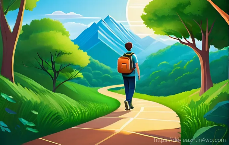 자기 주도 학습을 위한 목표 점검 리스트 - **Prompt 1: Navigating the Learning Journey**
A diverse young adult or adult, dressed in comfort...